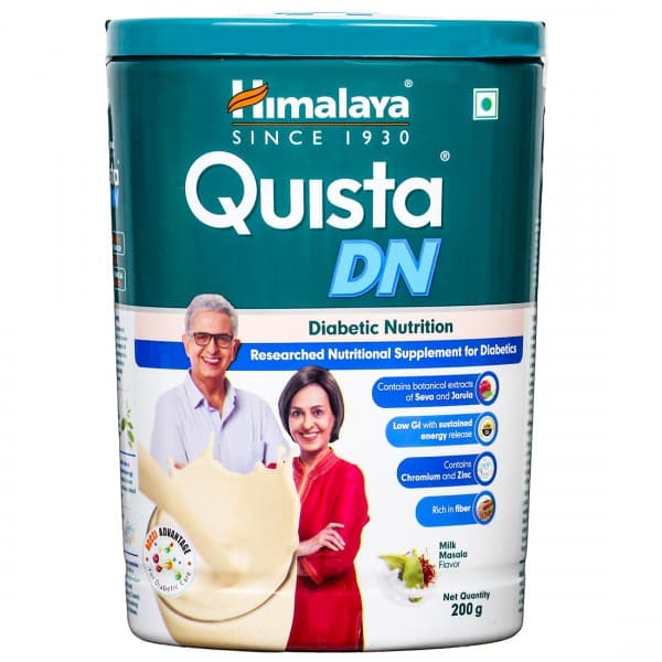 Himalaya Quista DN Diabetic Nutrition Milk Masala Flavor Jar 200 g