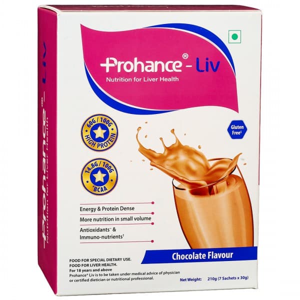 Prohance Liv Chocolate Flavour Powder 7 Sachets x 30 g