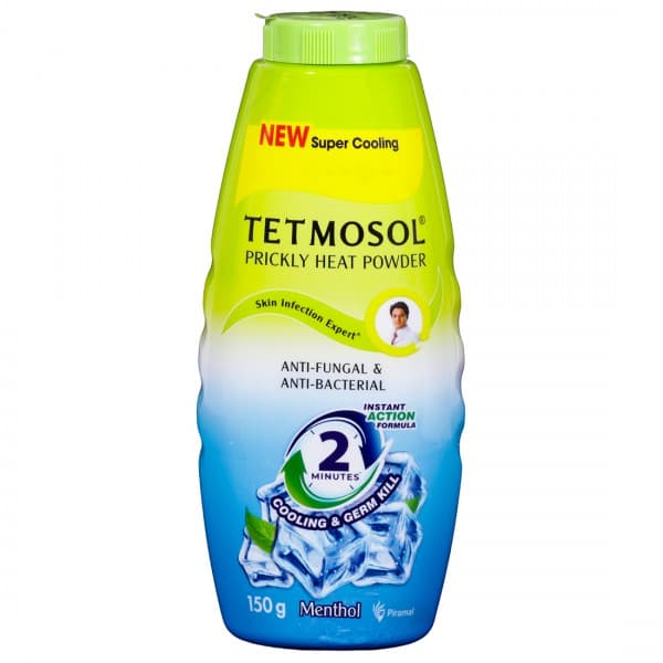 Tetmosol Menthol Prickly Heat Powder 150 g