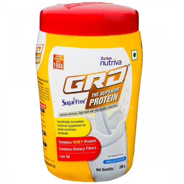 Grd Vanilla Flavour Sugar Free Powder 200 g