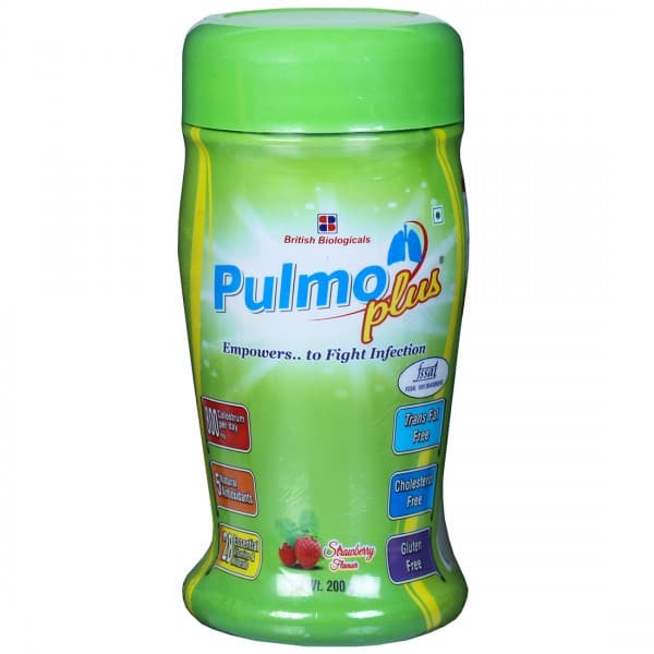 Pulmo Plus Strawberry Flavour Powder 200 g