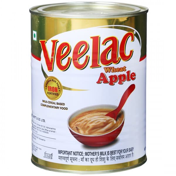 Veelac Wheat Apple Powder Tin 400 g