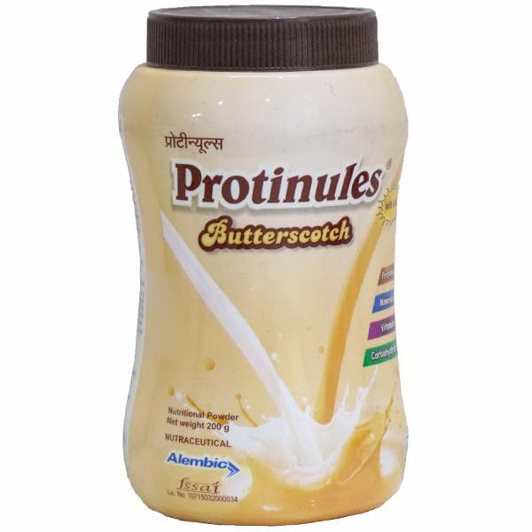Protinules Butterscotch Flavour Powder 200 g