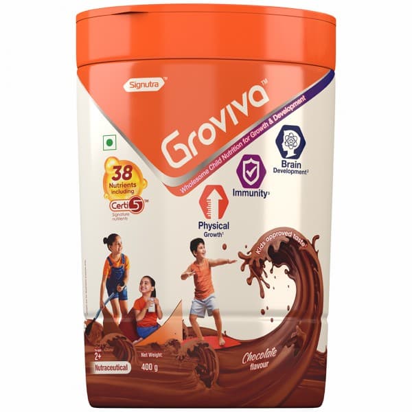 Groviva Child Nutrition Supplement (Chocolate Flavour) 400 g