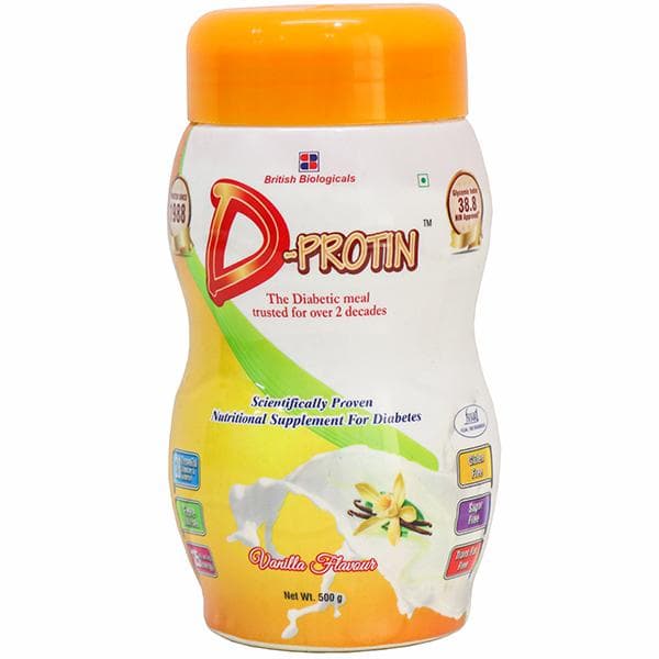 D Protin Vanilla Powder Jar 500 g
