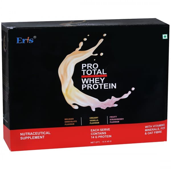Prototal Whey Protein Powder Combo (Belgian Chocolate & Creamy Vanilla & Fruity Strawberry Flavour) 3 x (5 x 40 g)