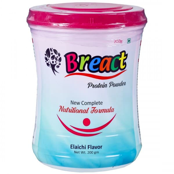 Breact Elaichi Flavor Protein Powder 200 g