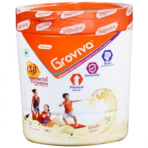 Groviva Child Nutrition Supplement (Vanilla Flavour) 200 g