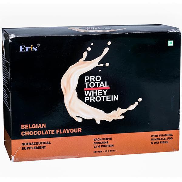 Prototal Whey Protein (Belgian Chocolate Flavour) Powder 40 g (15 Pack)