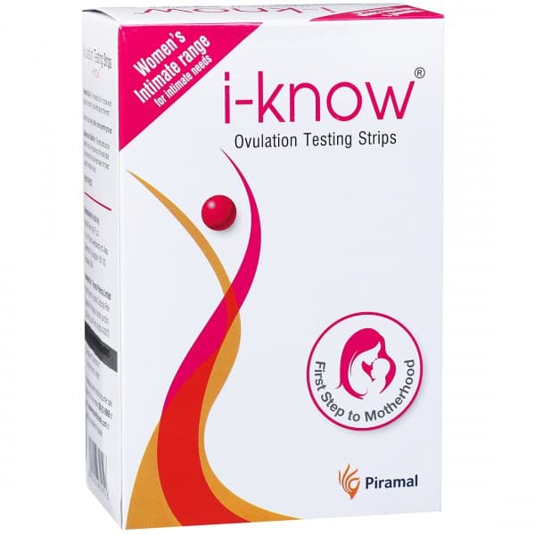 I Know Ovulation Test Kit For Women Planning Pregnancy 5 Strips Multi Coloured
