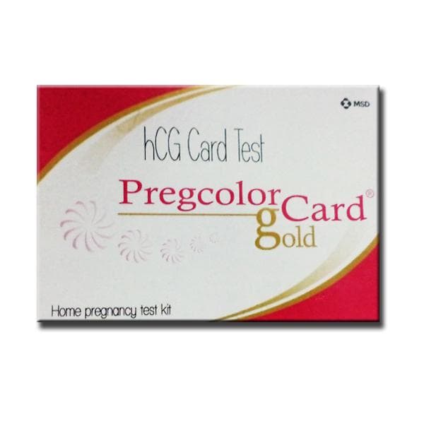 Pregcolor Gold Test Card Device 1 Pc