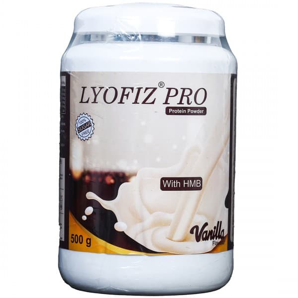 Lyofiz Pro Sugar Free Vanilla Flavour Protein Powder 500 g
