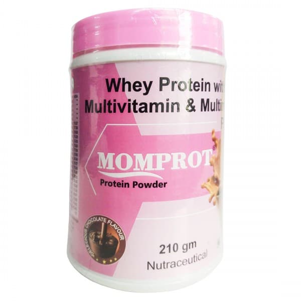 Momprot Delecious Chocolate Flavour Protein Powder 210 g