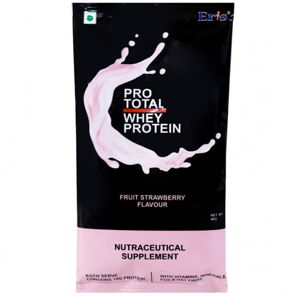 Prototal Whey Protein Fruit Strawbery Flavour Sachet 40 g