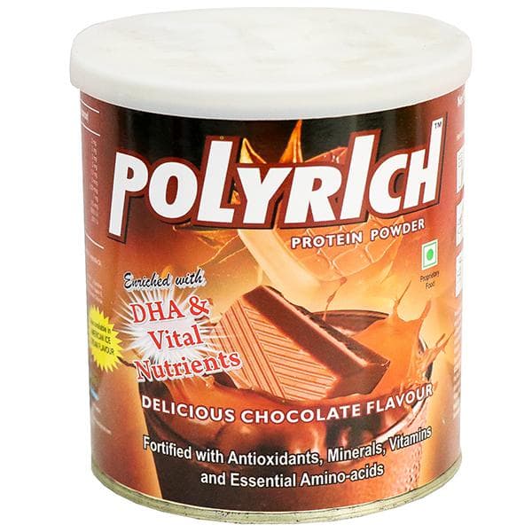 Polyrich Protein Delicious Chocolate Flavour Powder Tin 200 g