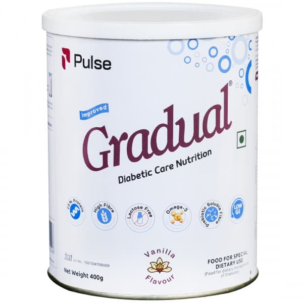 Gradual Vanilla Flavour Sugar Free Powder 400 g