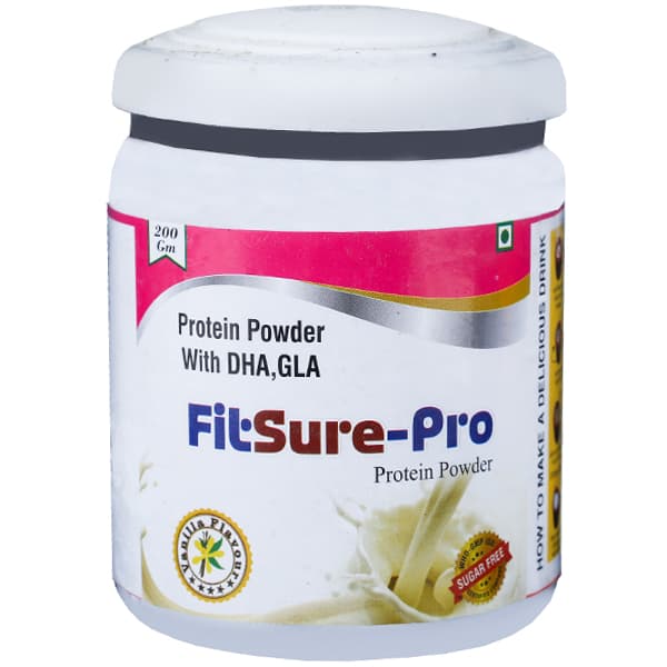 Fitsure Pro (Vanilla Flavour) Sugar Free Protein Powder 200 g