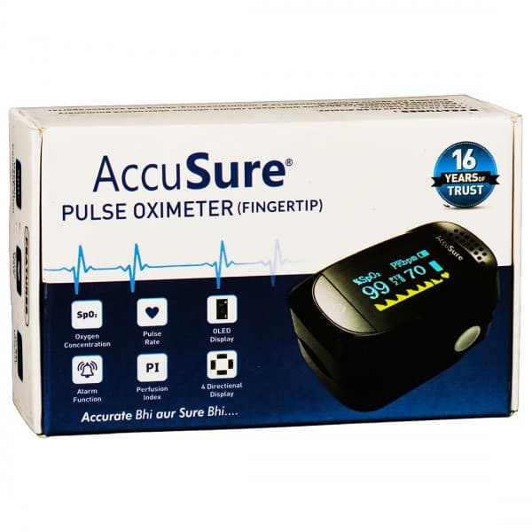 AccuSure Pulse Oximeter Fingertip Device PO-01