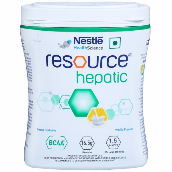 Resource Hepatic Vanilla Flavour Powder Jar 400 g