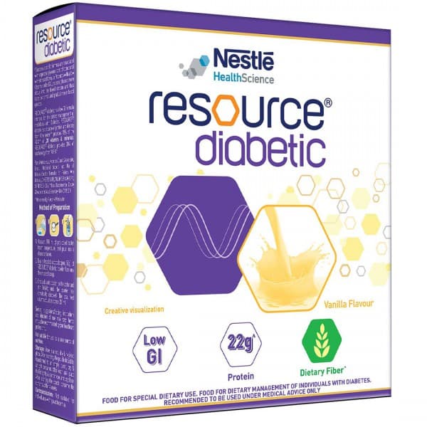 Resource Diabetic Vanilla Flavour Powder Refill 200 g