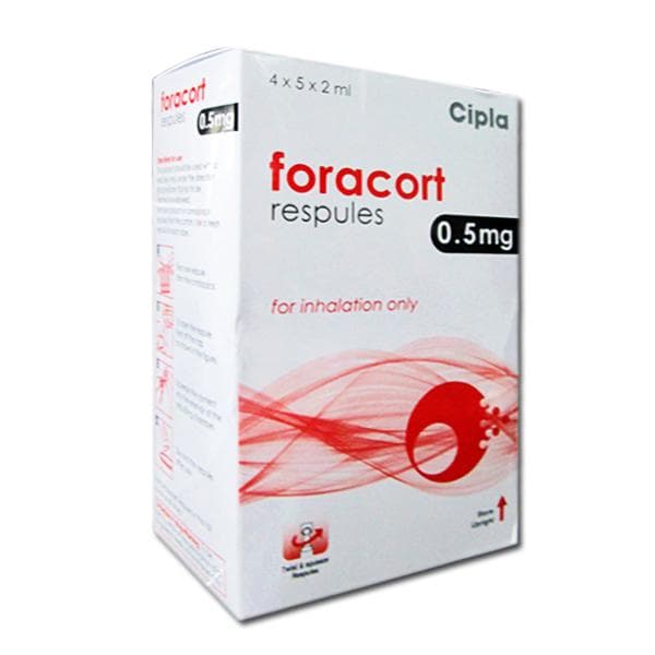 Foracort 0.5 mg Respule (5 Respule)