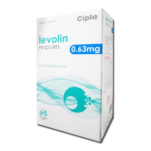 Levolin 0.63 mg Respule 2.5 ml (5 Respule)