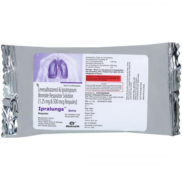 Ipralungs Respules 5 x 2.5 ml