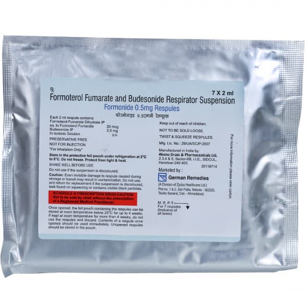 Formonide 0.5 mg Respule (7 Respule)