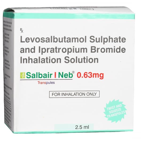 Salbair I Neb 0.63 mg Transpules 2.5 ml