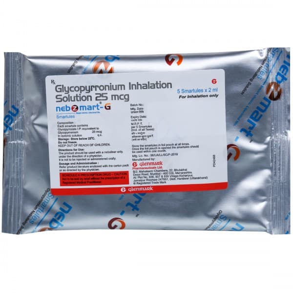 Nebzmart G 25 mcg Smartules 2 ml (5 Smartules)