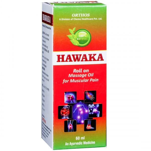 Hawaka Roll On Massage Oil 60 ml