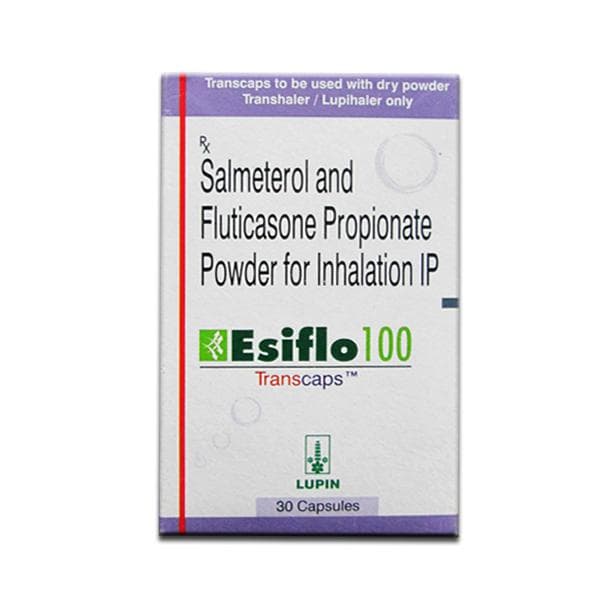 Esiflo 100 mcg Transcap (30 Cap)