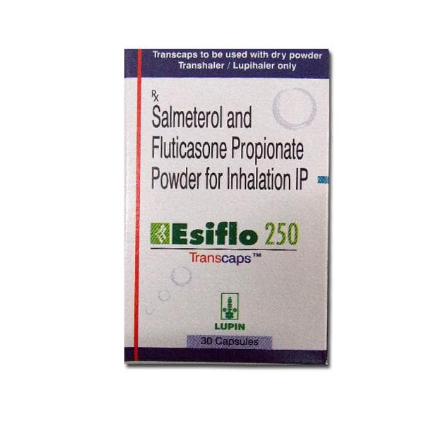 Esiflo 250 mcg Transcap (30 Cap)