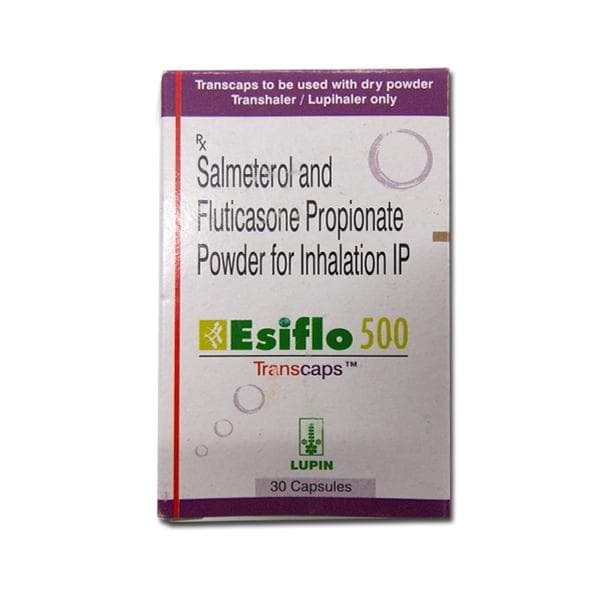 Esiflo 500 mcg Transcap (30 Cap)