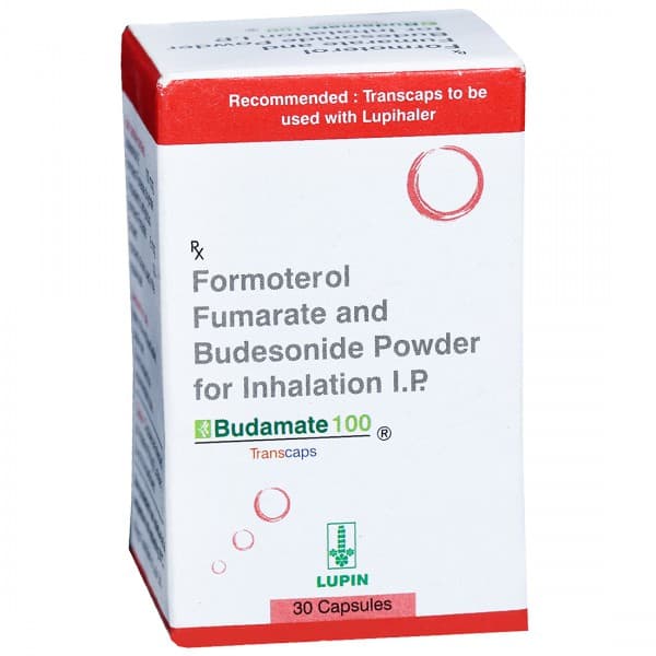 Budamate 100 mcg Transcap (30 Cap)