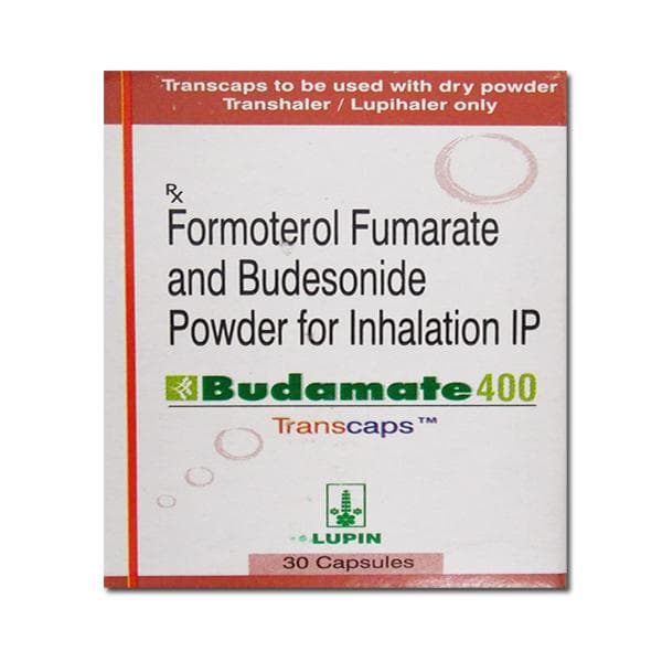 Budamate 400 mcg Transcap (30 Cap)