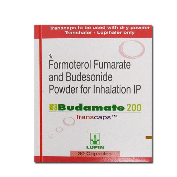 Budamate 200 mcg Transcap (30 Cap)