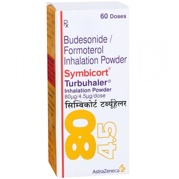 Symbicort 80/4.5 mcg Turbohaler (60 Metered Doses)