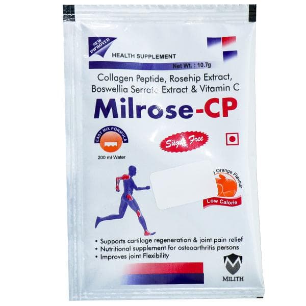 Milrose CP Orange Flavour Sugar Free Sachet 10.7 g