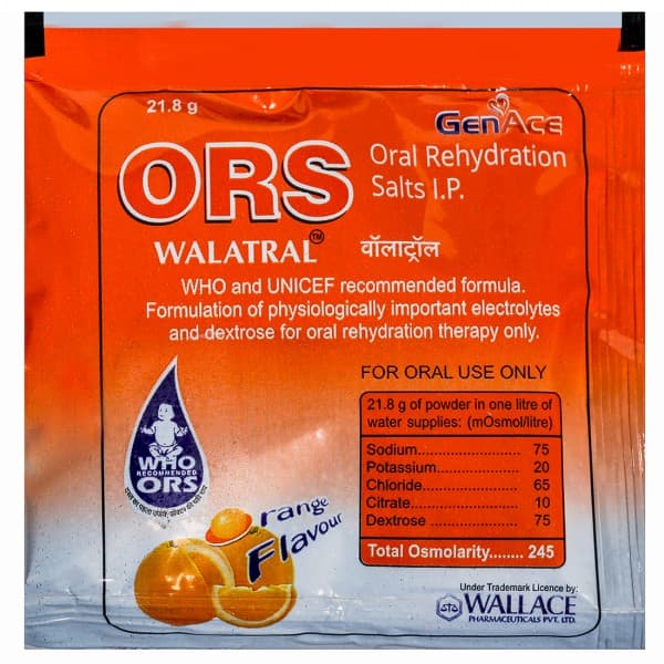 ORS Walatral Orange Flavour Powder Sachet 21.8 g