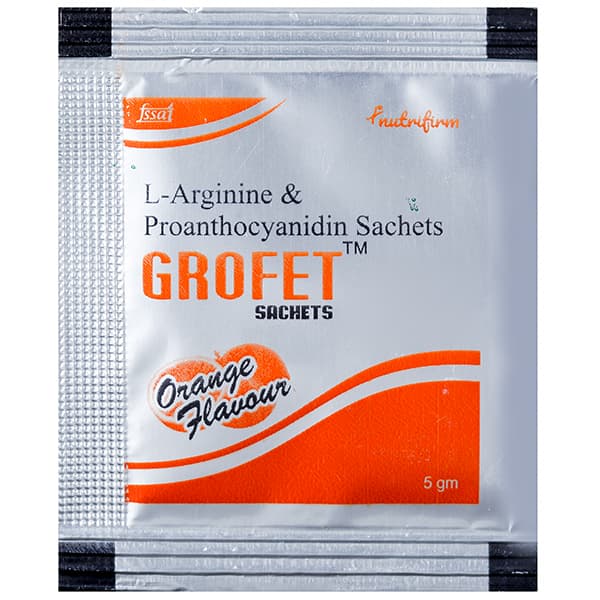 Grofet Orange Flavour Sachet 5 g