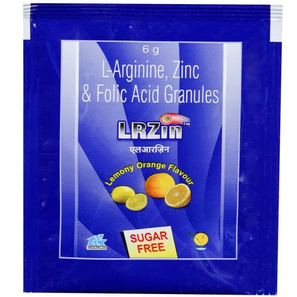 Lrzin(Sugar Free) Lemony Orange Flavour Sachet 6 g