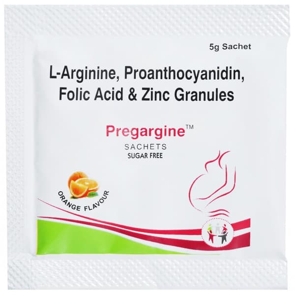 Pregargine (Orange Flavour) Sugar Free Sachet 5 g