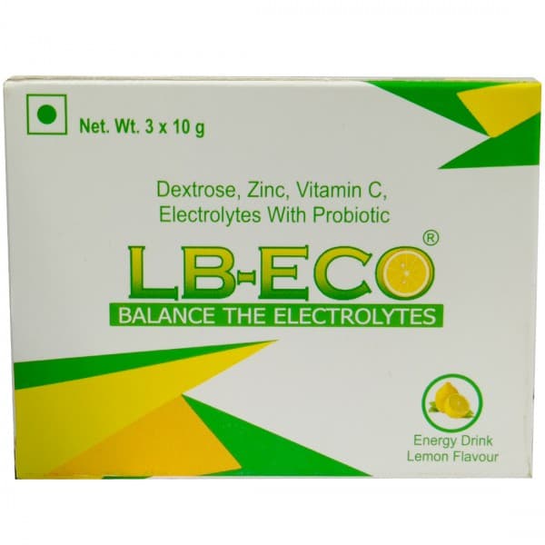 LB Eco (Lemon Flavour) Energy Drink Sachet 3 x 10 g