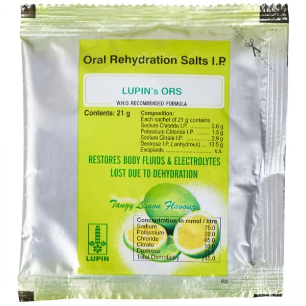 Ors (Lupin) Tangy Lemon Flavour Sachet 21 g