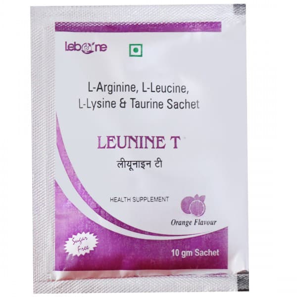 Leunine T Orange Flavour (Sugar Free) Sachet 10 g