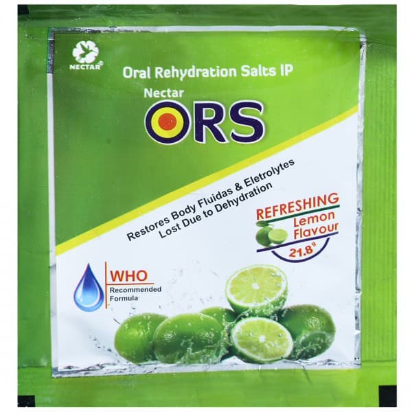 Nectar ORS (Lemon Flavour) Sachet 21.8 g