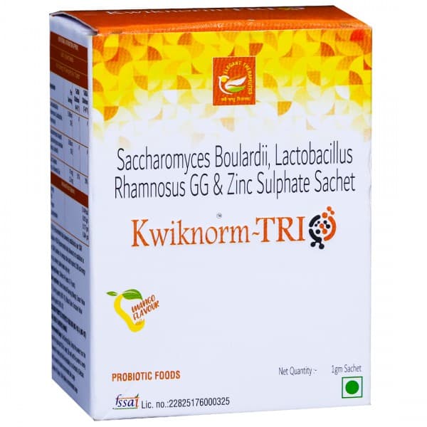 Kwiknorm Trio Mango Flavour Sachet 1 g