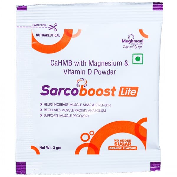 Sarcoboost Lite Orange Flavour Sachet 3 g