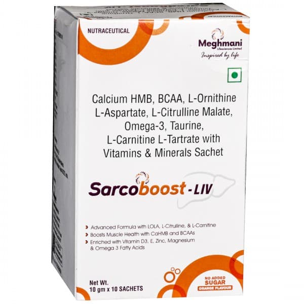 Sarcoboost LIV Orange Flavour Sachet 10 g